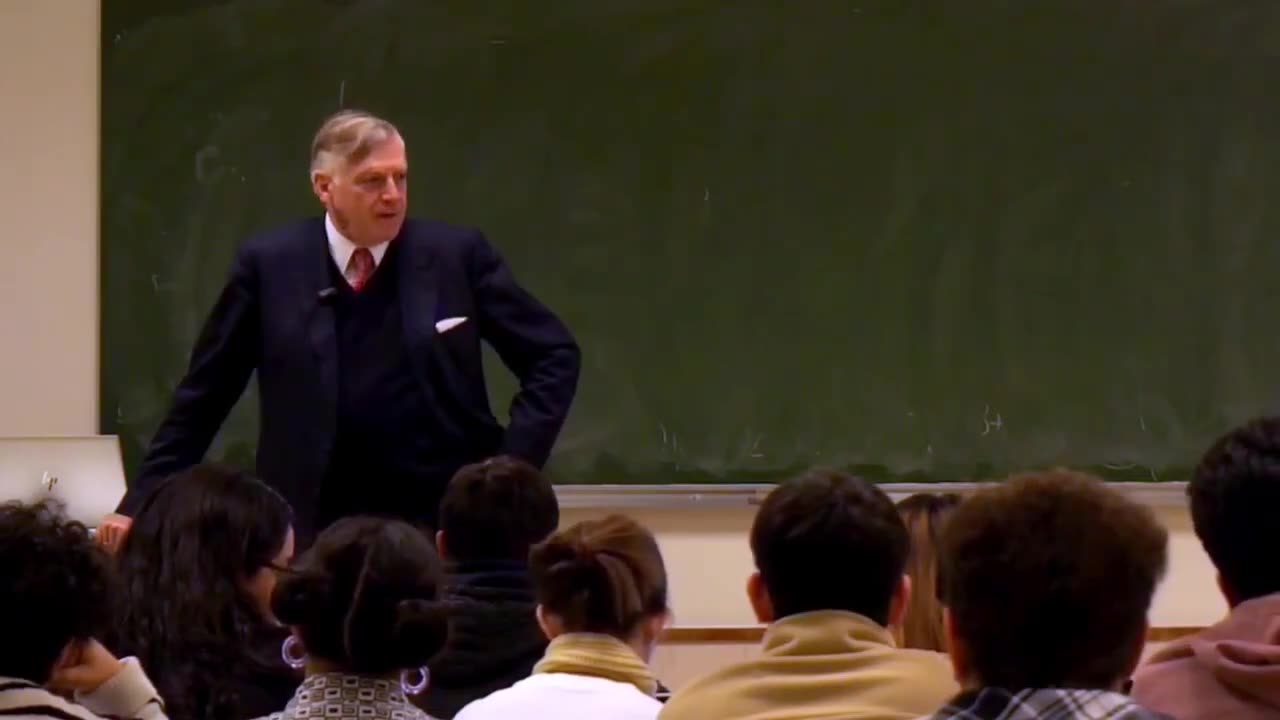 El brillante profesor Jesús Huerta de Soto responde en clase sobre Javier Milei