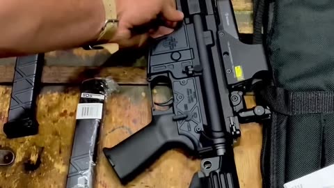 Unboxing an Advanced Fully Auto AR-9_ The Parkwest PW-P9 AR Pistol Chambered In 9mm ASMR