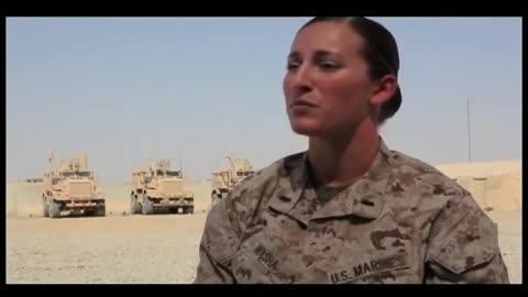 Female Marines in Afghanistan