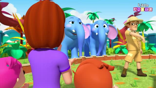 BebeJuanTV - Vamos al Zoológico con Bebé Juan 🐒🐅🐘🦒 Canciones Infantiles Little Angel Español