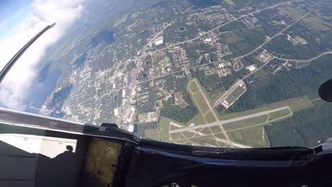 ismael skydive palatka 29th jump hop and pop 5500 bad exit