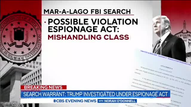 Unsealed search warrant for former President Trump's home reveals FBI