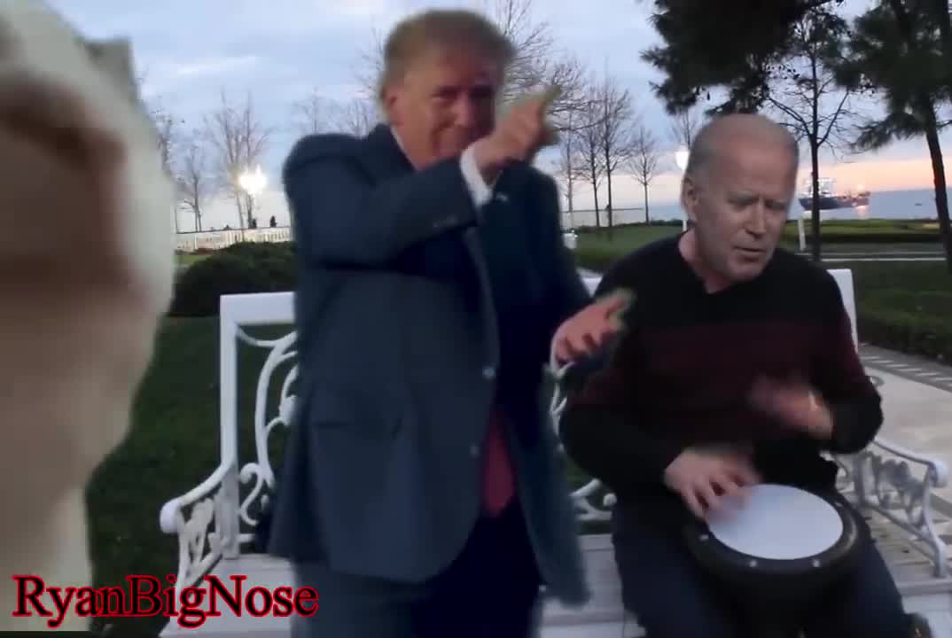 Biden sings trump dances cat vibes ( Ievan Polkka ) deepfake