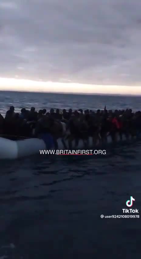 Literally boatloads of fighting age brown men are invading Europe nonstop!