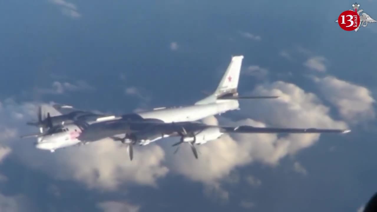 Russian bomber planes fly over neutral seas near Norway