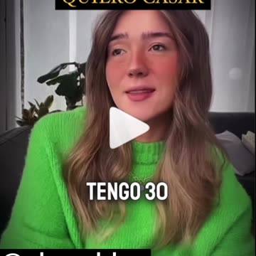 a los 30 años está lista.