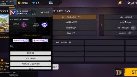 Pn harsh guild members on my custom