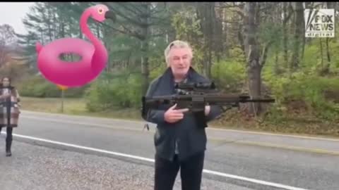 Alec Baldwin Interview While he is Holding his AR15 "Assault" Rifle with a High Capacity Magazine