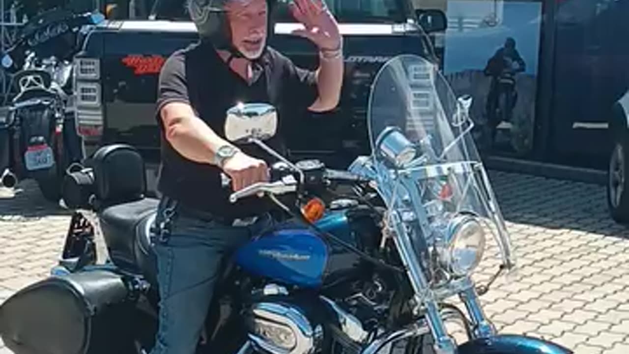 Das ist Ungarn Harley - Fahrer