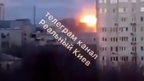 Ukrainian military object struck in Kiev this morning via Kalibr precision strike