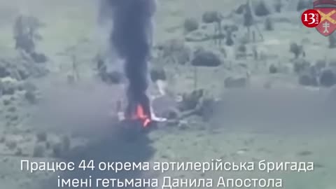 Warehouse of Russian tanks and fuels in Zaporizhzhia comes under attack