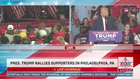 FULL SPEECH President Trump Holds a MAGA Rally in Philadelphia 6 22 24