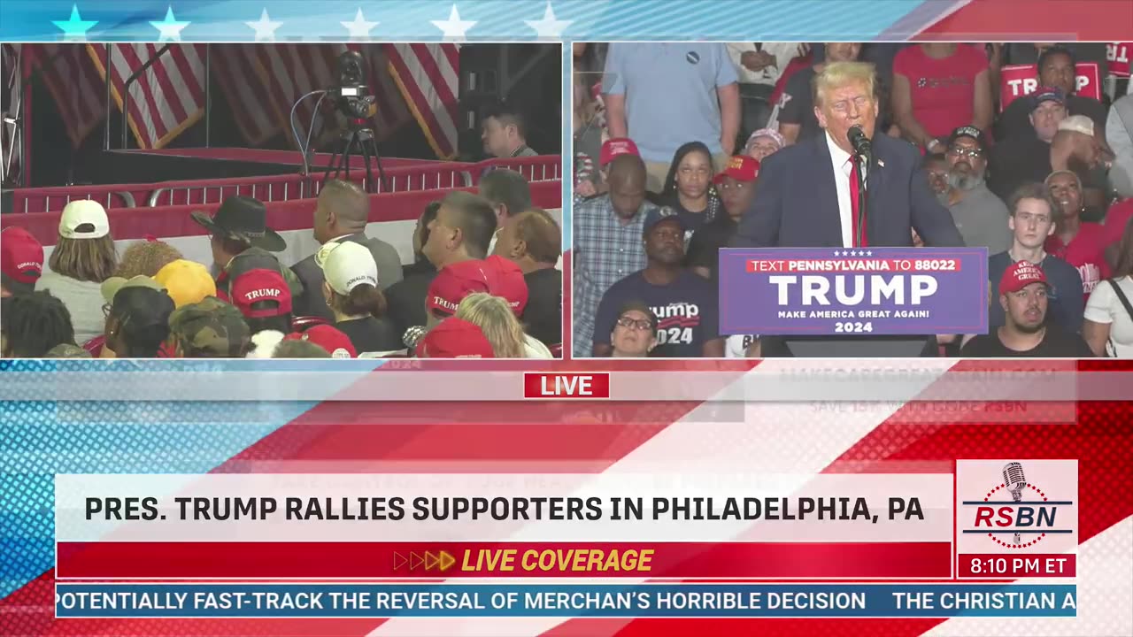 FULL SPEECH President Trump Holds a MAGA Rally in Philadelphia 6 22 24