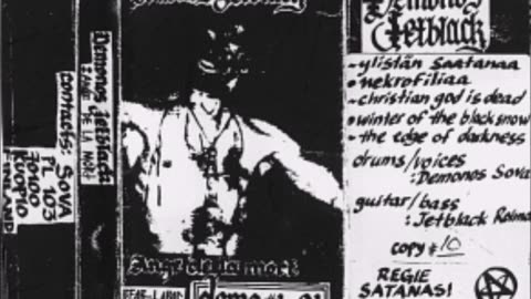 Demonos Jetblack (Pre-Barathrum) - (1991) - ange de la mort (demo)