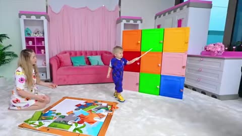 Diana Roma and Oliver Explore the Mysterious Secret Room.mp4