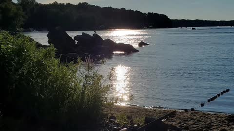 Sunny Lakeview from beach