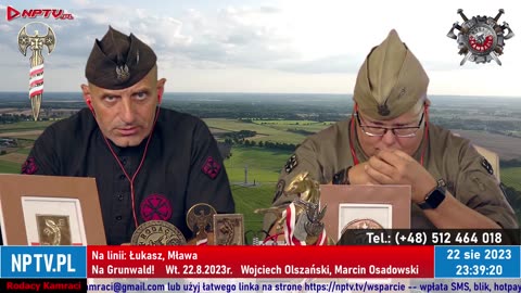 Rodacy Kamraci. 2023.08.22. Na Grunwald! Wojciech Olszański, Marcin Osadowski. NPTV.