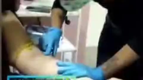 Vaccinated Blood Cant Be Extracted - Highly Coagulated