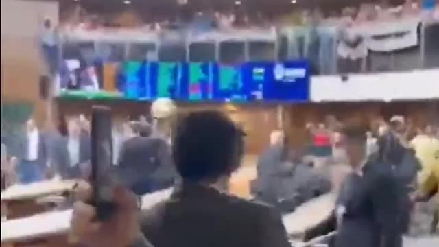 Farmers in Brazil storm government legislature after tax hike on agriculture