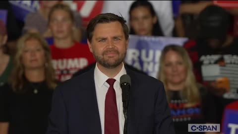 JD Vance campaigns in Newtown, PA
