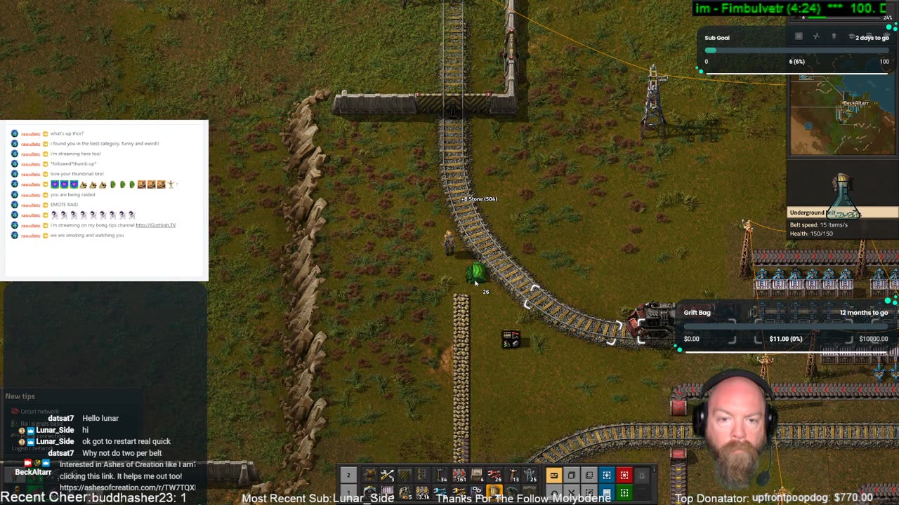 Factorio Noob Day 5, Watch, Chat, Play! Be Entertained! Long Stream!