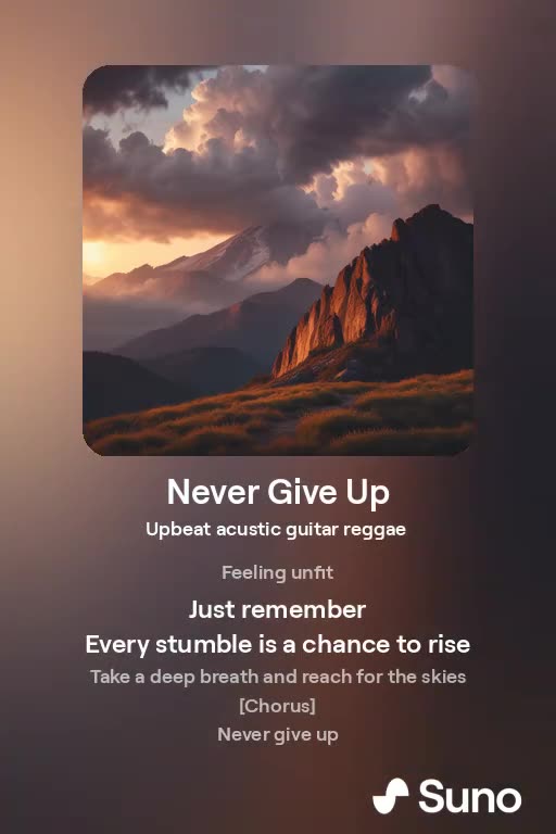 Never Give Up [SAMPLE]