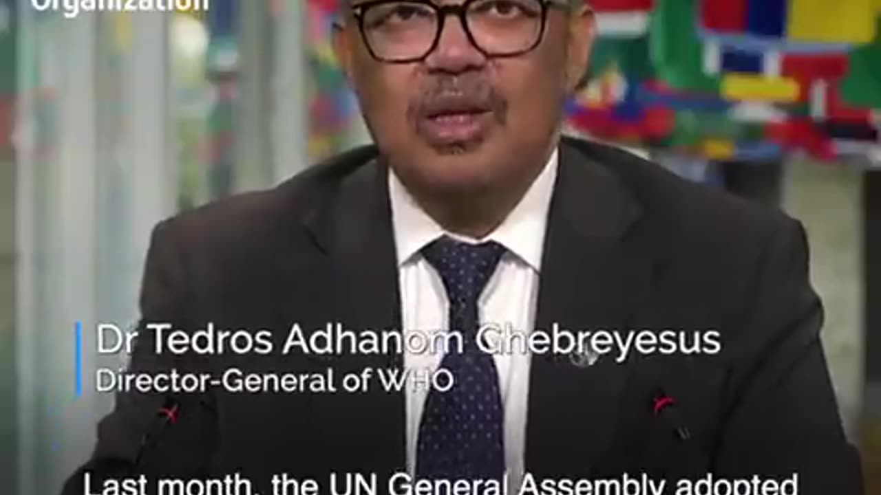 TEDROS CLAIMS 🌐☤💉 "WE MUST FOLLOW THROUGH WITH NATIONAL
