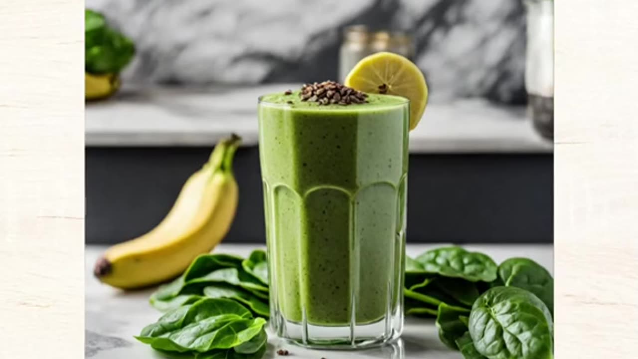 Free Spinach Avocado Smoothie Recipe 🥑🌿🍌✨