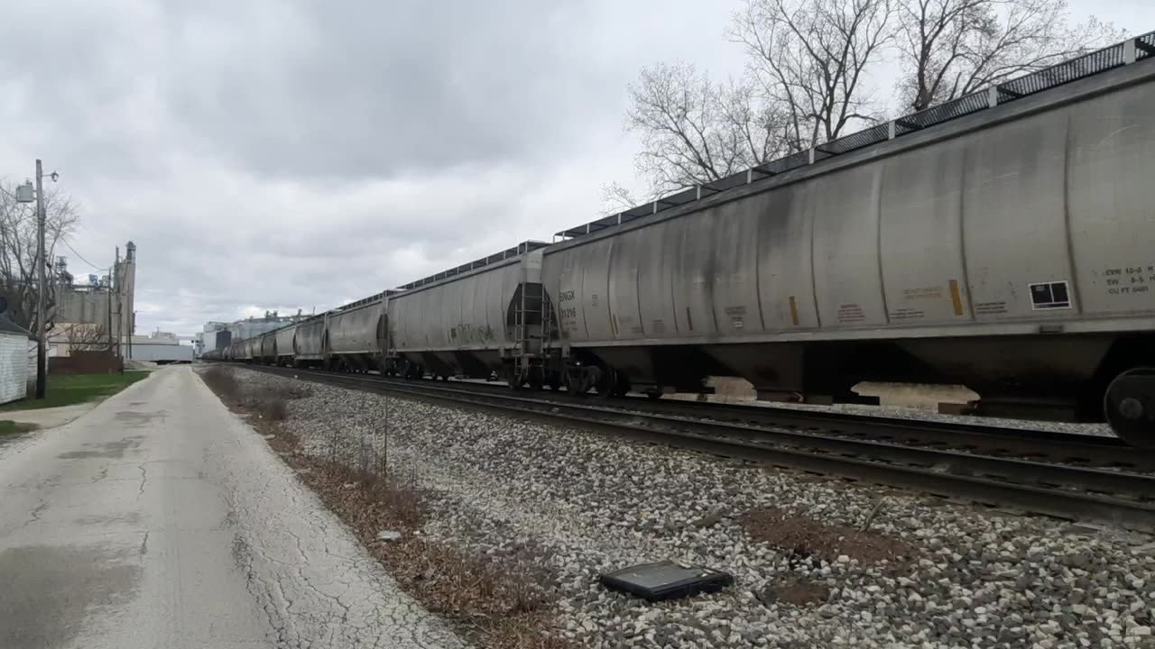 Train watching in Fostoria