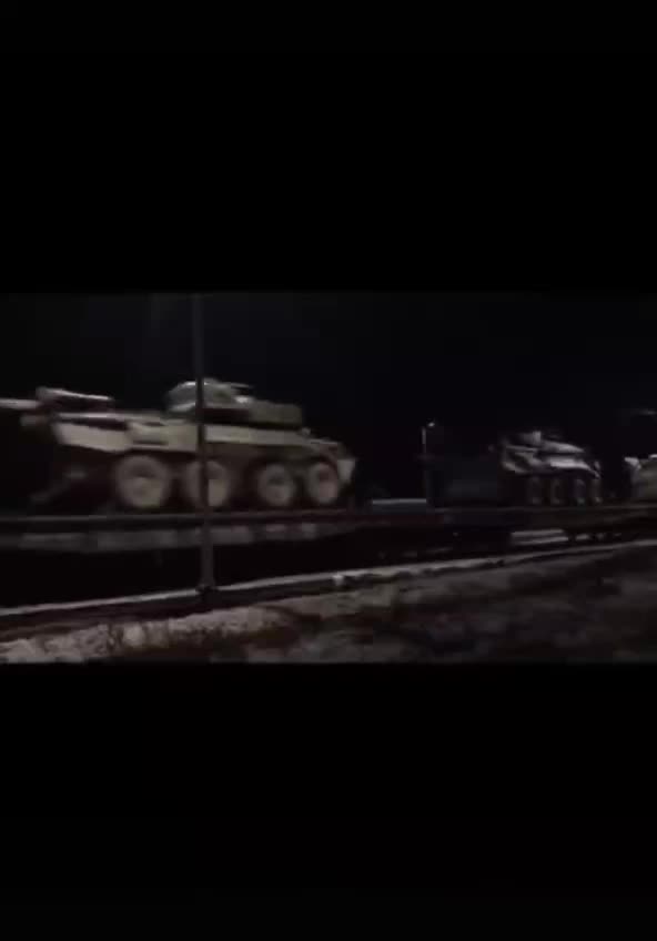 Train carrying most of an amour oriented BTG in Russia, Dec 6