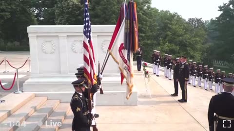Prime Minister Rishi Sunak visits Arlington- was it to early for Joe or Kamala to join him?