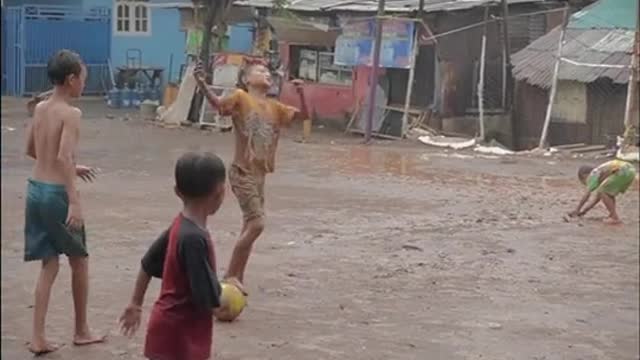 Fun football in Indonesia