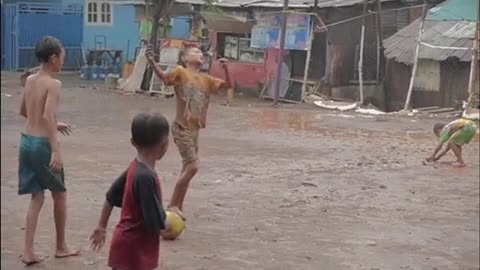 Fun football in Indonesia