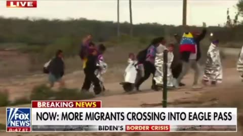 You won't believe your eyes after footage exposes US border utterly overrun by illegal migrants