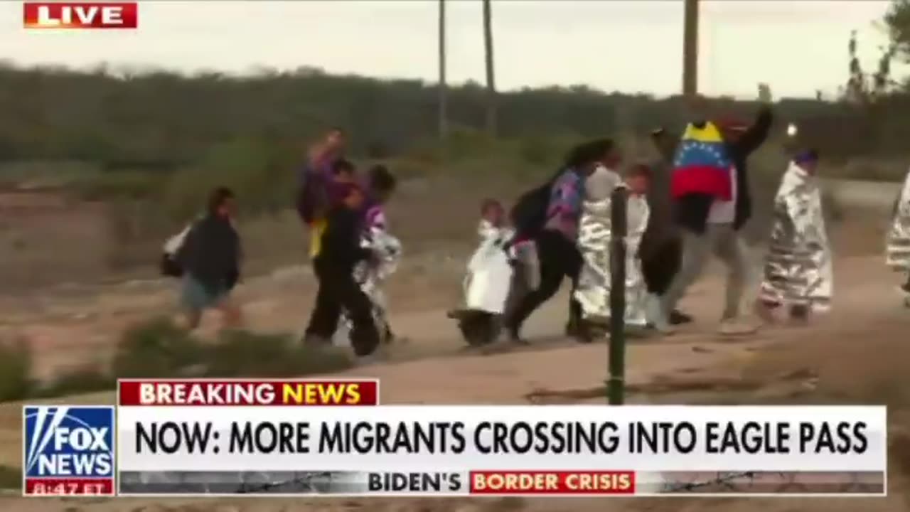 You won't believe your eyes after footage exposes US border utterly overrun by illegal migrants