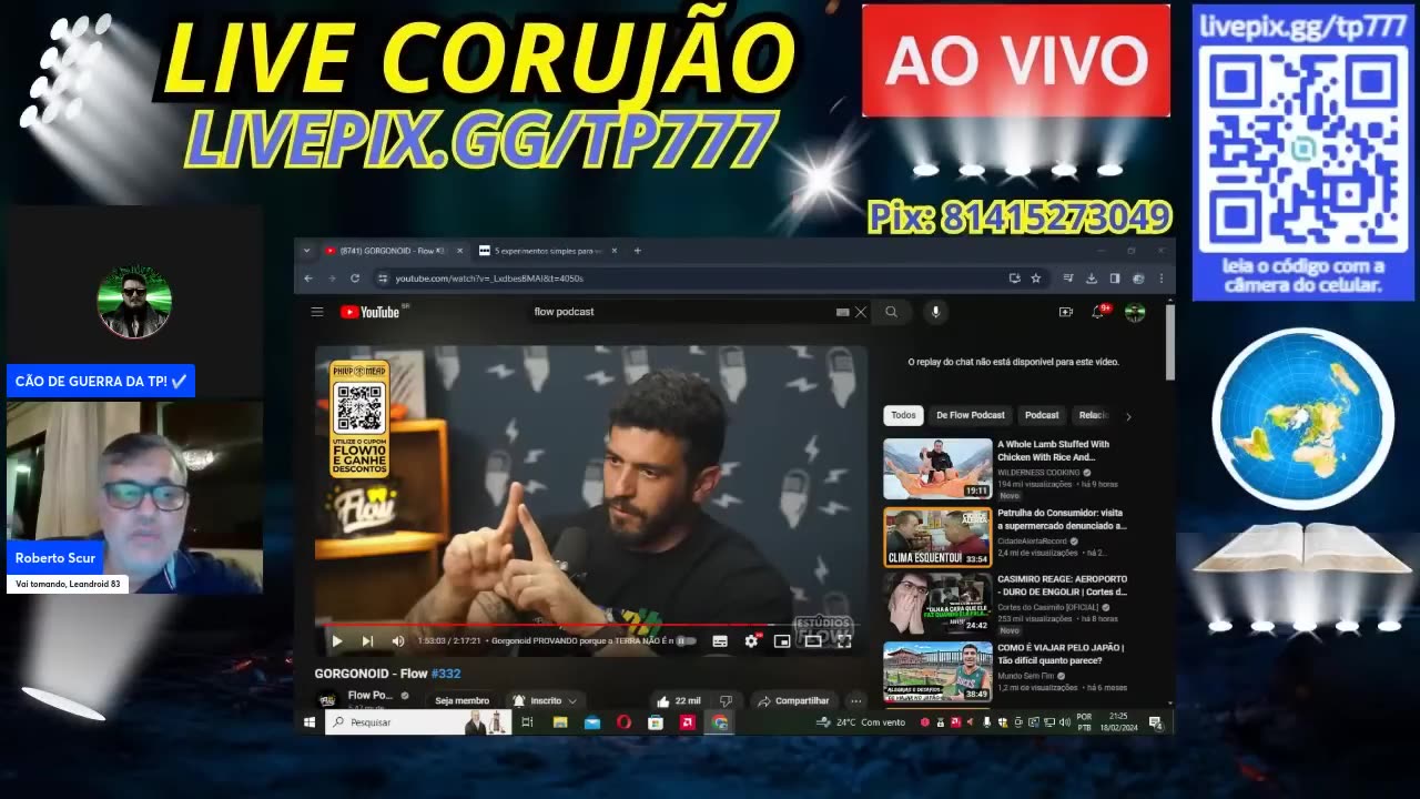 Canal Evidências - yvsVEDz9d1Y - SUPER REACT AO VIVO GORGONÓIDE FALA SOBRE A TP NO FLOW PODCAST