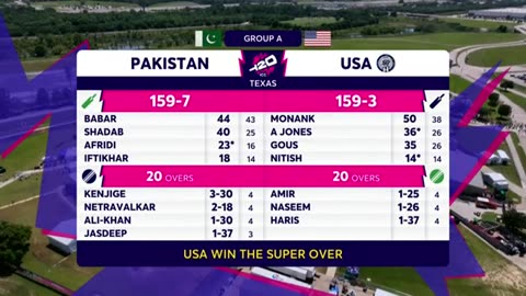 The American fairytale continues as USA beat Pakistan in a massive upset at the T20WorldCup