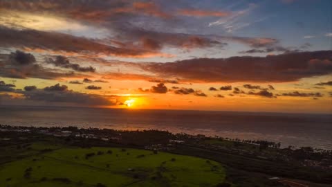 Aerial Hawaii Drone Footage with Relaxing