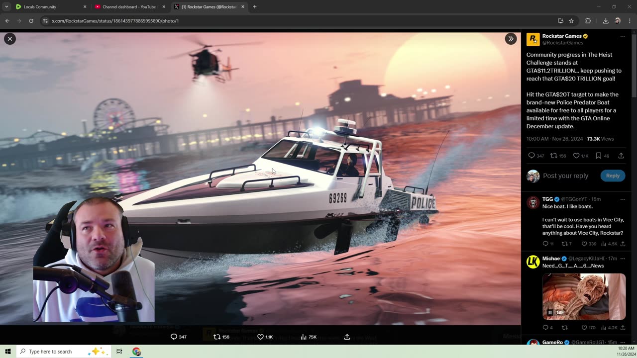 GTA Online Heist: $20T Goal for FREE Police Boat!