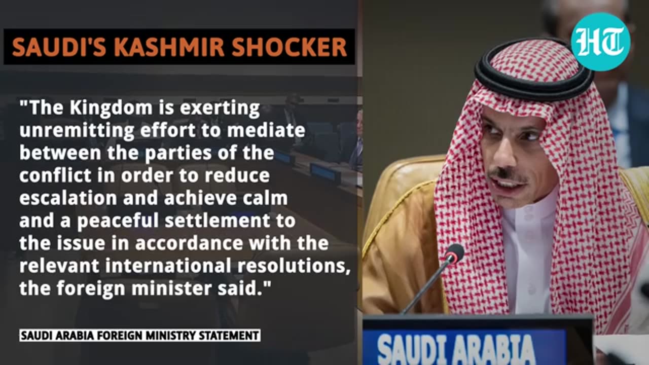 Saudi shocks India with controversial statement on kashmir at OIC meets