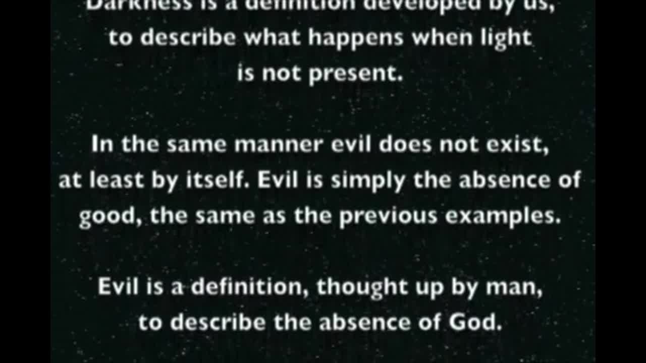 2016.04.06 Did God Create Evil? - Einstein