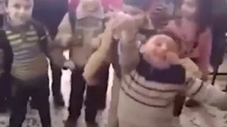 A group of children