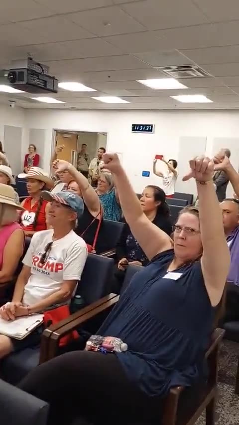 The Maricopa board of supervisors refused to be addressed by their constituents.