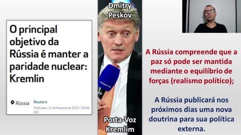 Putin e o tratado de armas nucleares. Intercâmbios militares EUA - Taiwan.