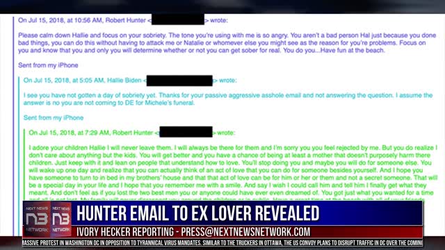 Hunter Email To Ex Lover Revealed, 'You Need To Get Tested'