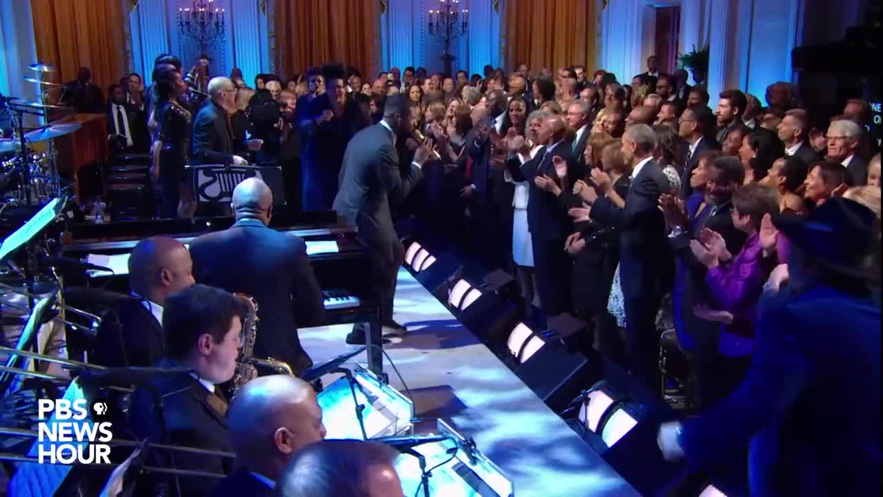 Watch President Obama speak -- and sing -- at White House tribute to Ray Charles