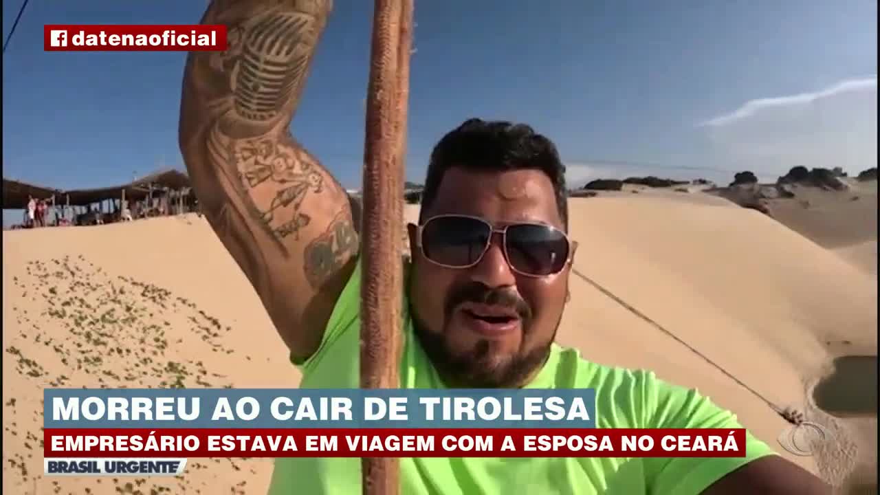 Morreu ao cair de tirolesa