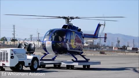 See the Red Bull Helicopter Perform at the Heroes Airshow Piloted by Daredevil Aaron Fitzgerald