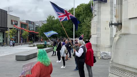 The Silent Vigil, Friday 4 February 2022, Bridge of Remembrance, Christchurch