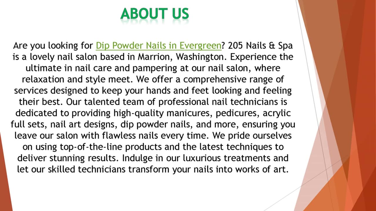 Are you looking for Dip Powder Nails in Evergreen?